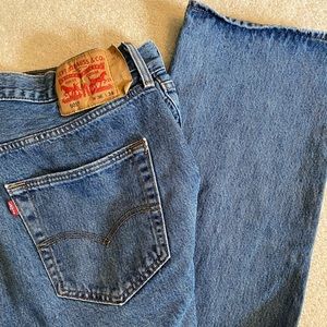 Levi’s mens 501 jeans size 36 x 34